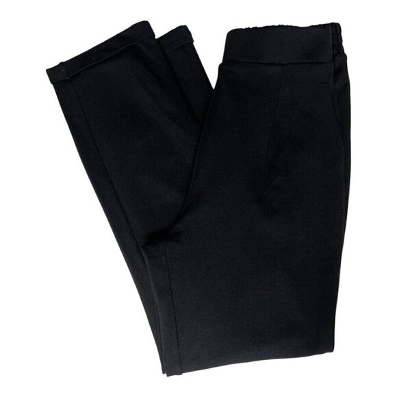 Les Serein Cuffed Dress Pants~Size Sm~Black Straight Leg~Stitch Fix NWT L10 21 - Picture 3 of 9